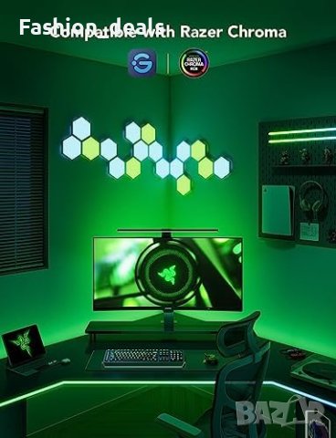 Нова геймърска светлина за монитор LED подсветка за 24-26-инчов компютър, снимка 4 - Други - 41743892