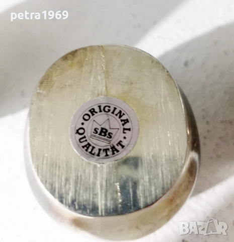 Комплект за подправки, със собствена стойка, посребрен, с позлатяване, снимка 11 - Аксесоари за кухня - 51953997