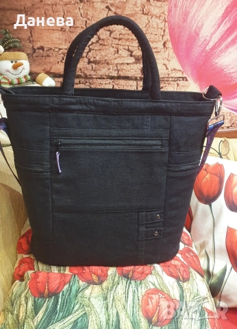 Дамска чанта с бродерия , снимка 4 - Чанти - 52891111