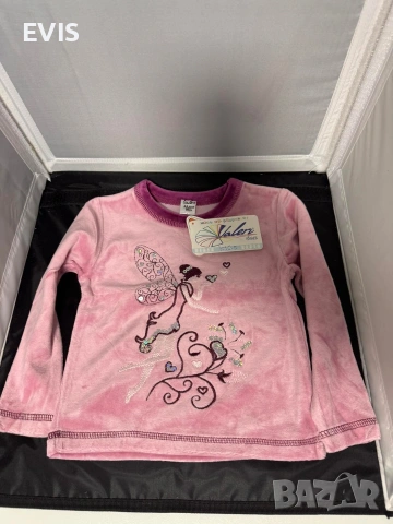 Нови детски блузи от меко велурено трико „Фея“, снимка 3 - Детски Блузи и туники - 53782401