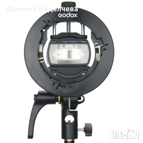 Универсален адаптер Gododx S2-type Speedlite Bracket (Bowens mount), снимка 11 - Чанти, стативи, аксесоари - 53173316