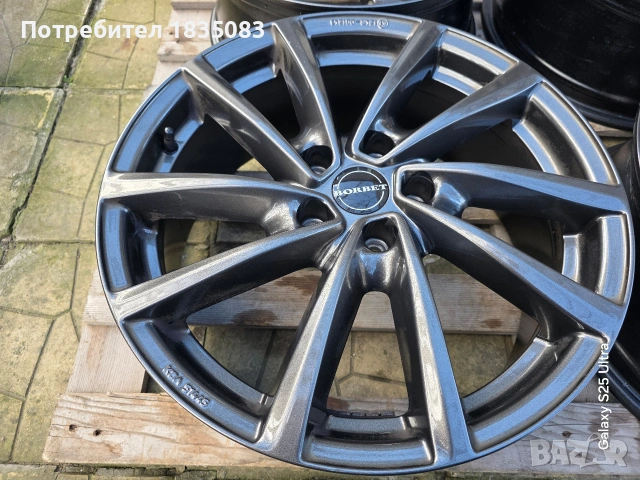 Лети джанти 18ки 5х112 Borbet, снимка 5 - Гуми и джанти - 53044161