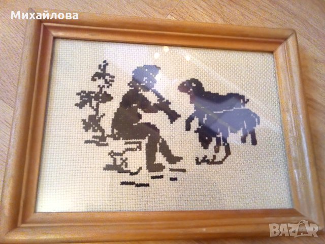 Гоблен "Овчарче", снимка 5 - Гоблени - 35928981