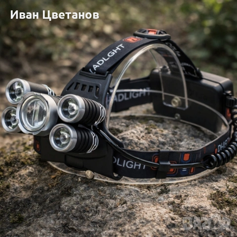 Мощен Led челник 5 в 1 с регулируем ъгъл