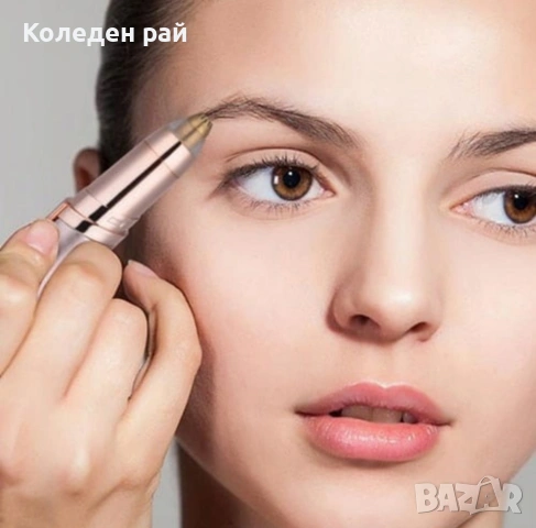 Епилатор тример за вежди/лице/тяло/бикини, XYZ, 5V, USB, Розов, снимка 6 - Тримери - 53203062