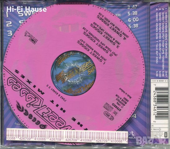 Sqeezer-Sweet Kisses-The Hit Mixes, снимка 2 - CD дискове - 34483042