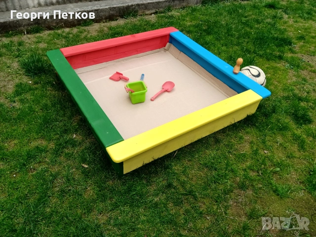 Пясъчник, цветен -110х110 см., снимка 10 - Други - 53642500