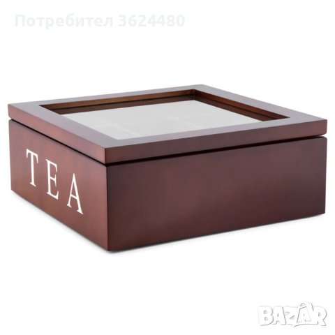 4095 Кутия за чай с 9 отделения, снимка 5 - Други стоки за дома - 42153942