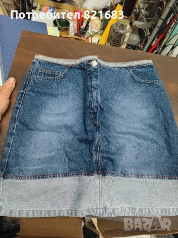 ЛИКВИДАЦИЯ! Дънкови поли останали няколко бройки, снимка 4 - Поли - 51273765