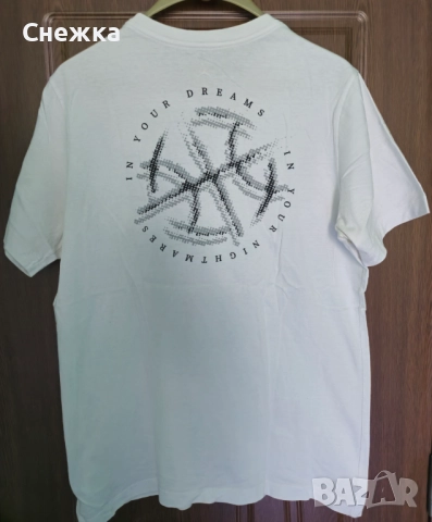 Мъжка тениска Jordan бяла, снимка 3 - Тениски - 51471273