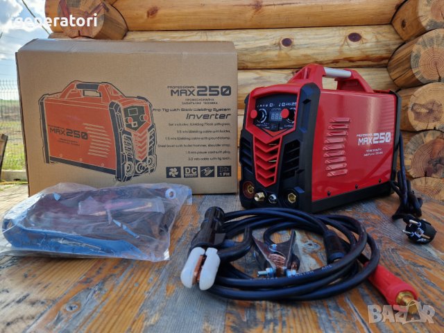 Аргонов Заваръчен Апарат - 250Ампера Електрожен + Аргон - 250А RED - професионален - ТОП ЦЕНА, снимка 6 - Други машини и части - 17515927