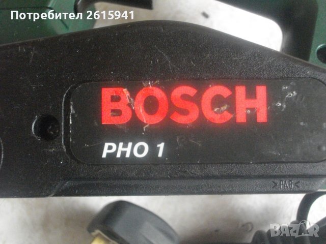 Електрическо Ренде-Хобел-BOSCH PHO1-Made in Malaysia-500W/82mm Нож/0-1,5мм Стружуване-19000 об/мин, снимка 7 - Други инструменти - 41191298