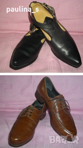 Два различни чифта / Дамски обувки "Tony Mora” и "Tiger" sco / естествена кожа 