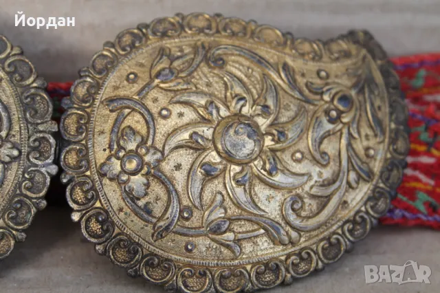 Възрожденски сребърни пафти с живачна позлата, снимка 9 - Антикварни и старинни предмети - 49546928