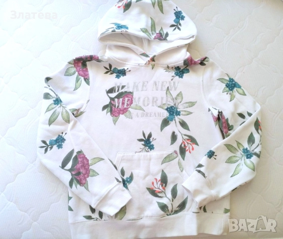 Топъл ватиран суитчър на H&M - 10-12 г