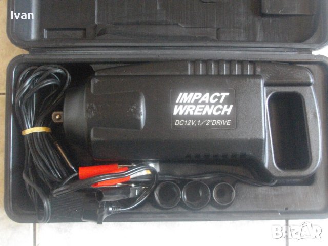 12 Волта/1/2 Drive Захват-Гайковерт Голям-IMPACT WRENCH-Made in Taiwan-Отличен-Реверсивен, снимка 2 - Други инструменти - 41392108
