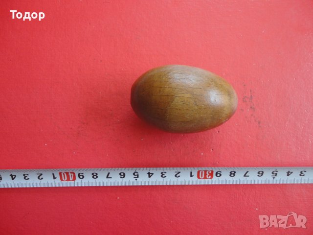 Дървено яйце 3, снимка 1 - Колекции - 41645427