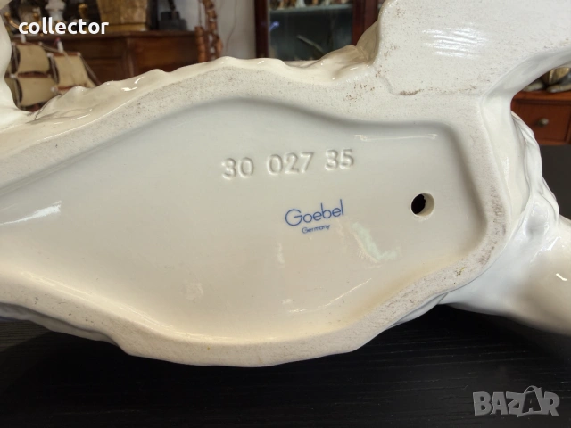 Порцеланова фигура на Немска Овчарка от Goebel. №7880, снимка 8 - Колекции - 53497673