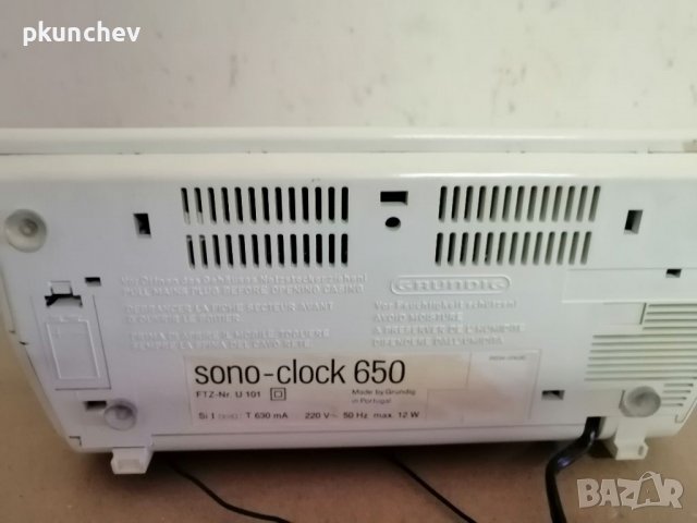 Радио-часовник GRUNDIG SONO-CLOCK 650, снимка 5 - Радиокасетофони, транзистори - 39702546