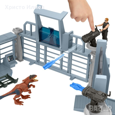 Джурасик свят Jurassic World Клетка с Динозаври Голям комплект, снимка 6 - Други - 44529813