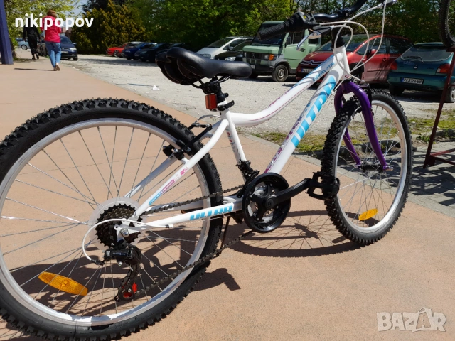 CROSS Велосипед 24" Ultra GRAVITA бял, снимка 4 - Велосипеди - 53848505