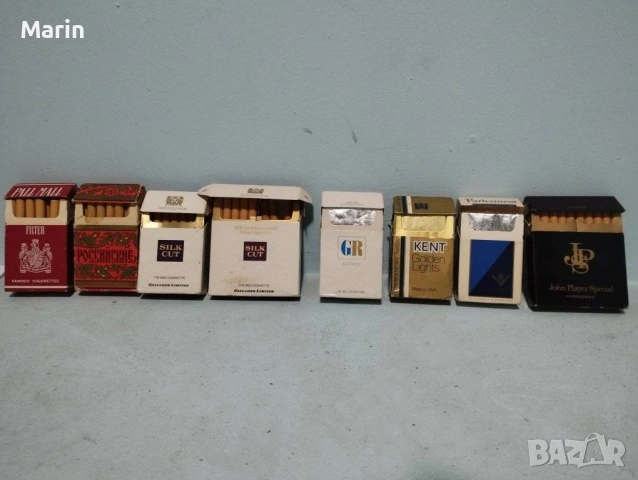 СТАРИ КУТИИ ЦИГАРИ ПОВЕЧЕТО СА НЕРАЗПЕЧАТВАНИ