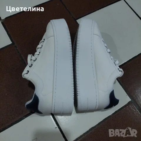 Бели сникърси Tommy jeans, снимка 5 - Кецове - 56353732