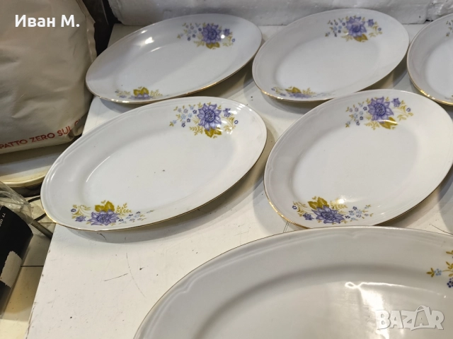 Чисто нов български порцеланов сервиз за риба, снимка 7 - Сервизи - 52144457