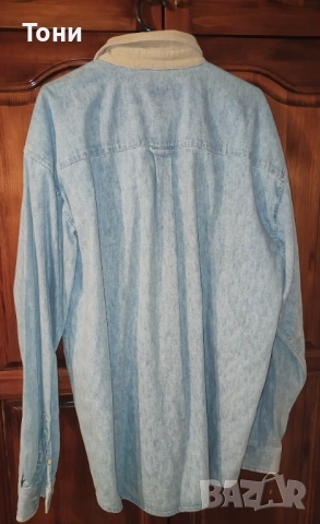 PART TWO Нова Мъжка Дънкова Риза с Яка L , снимка 13 - Ризи - 53714280