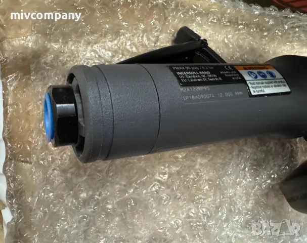 Пневматичен Ъглошлайф Ingersoll Rand M2A120RP95 Нов!, снимка 5 - Други инструменти - 49168057