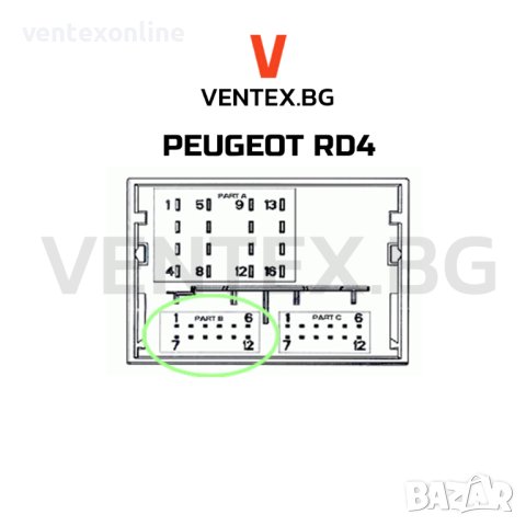 Bluetooth модул RD4 за Peugeot, Citroen 12Pin - Пежо, Ситроен блутут, снимка 3 - Аксесоари и консумативи - 41003003