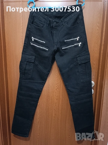 Мъжки черни дънки , снимка 2 - Дънки - 53385166