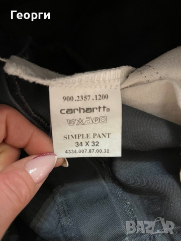 Мъжки панталон дънки  Carhartt, снимка 6 - Панталони - 44826848