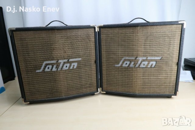 SOLTON Poly Voice 200 - 2 бр. затворени китарни кабинета /тонколони/ made In W. Germany/, снимка 1