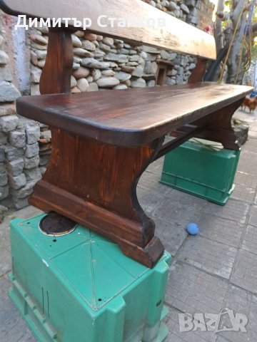 дървена маса и пейка, снимка 11 - Маси - 26071569