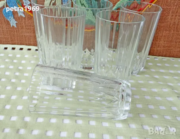 Стъклени чаши за вода, безалкохолно, снимка 2 - Чаши - 49679541