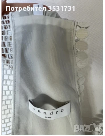 Рокля къса лятна Sandro, снимка 4 - Рокли - 50888476