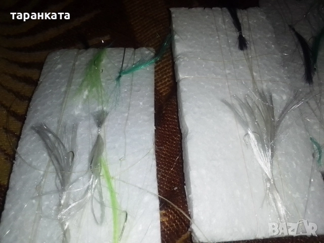 чепарета за чернокоп и за костур с дълго рамо куки 10 броя и ламета , снимка 5 - Такъми - 52187513