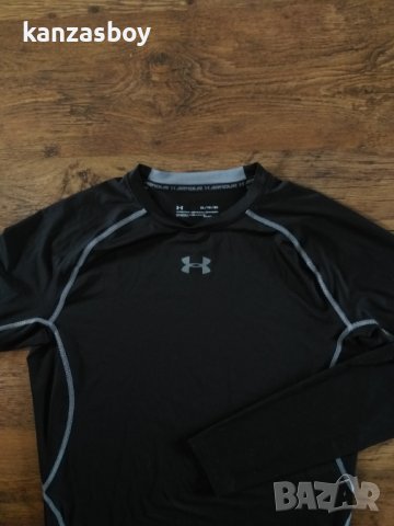 Under Armour HeatGear Long Sleeve Compression Shirt - страхотна мъжка блуза НОВА БЕЗ ЕТИКЕТИ, снимка 7 - Блузи - 39886627