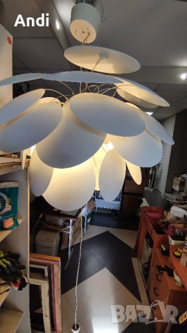 Полилей стил Marset Discocó с три крушки 80/60см, снимка 17 - Полилеи - 53355102