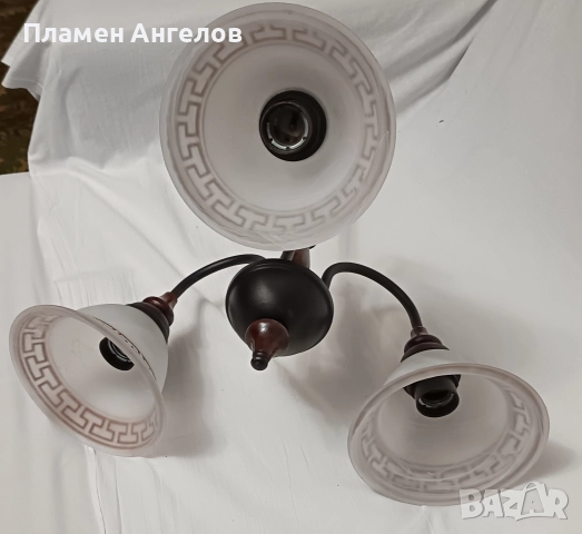 Стар, ретро полилей Rustica. , снимка 6 - Антикварни и старинни предмети - 52786913