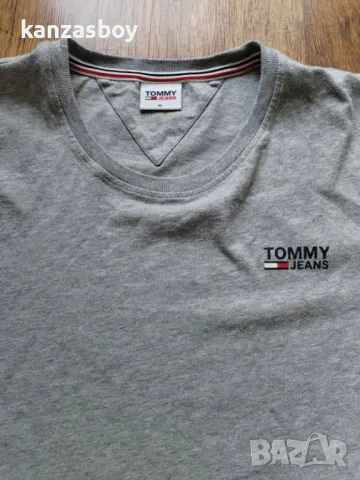 Tommy Hilfiger - страхотна мъжка тениска КАТО НОВА ХЛ, снимка 3 - Тениски - 49979897