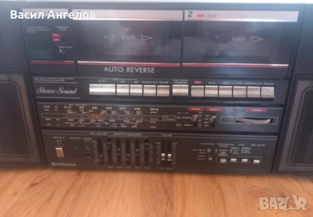 Hitachi TRK-W550E, снимка 3 - Радиокасетофони, транзистори - 52289818