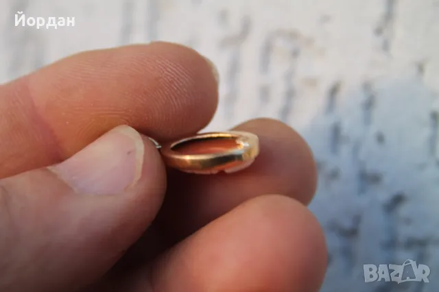 Стара камея със златен обков 18 карата, снимка 4 - Антикварни и старинни предмети - 48942743