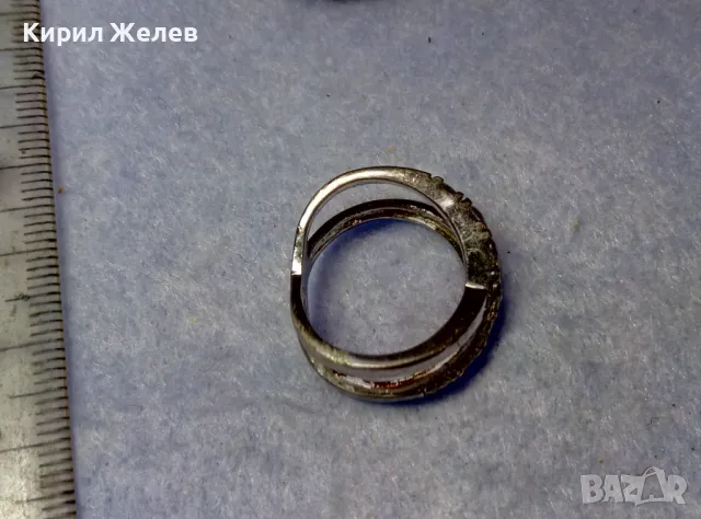 ФЕШЪН АРТ СКЪПОЦЕНЕН СРЕБЪРЕН ПРЪСТЕН РОДИЛАНО СРЕБРО 925 с ФАСЕТИРАНИ БЛЕСТЯЩИ ЦИРКОНИ 47578, снимка 10 - Пръстени - 50354698