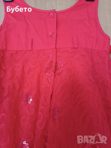 Рокля с пайети, снимка 6 - Детски рокли и поли - 41692789