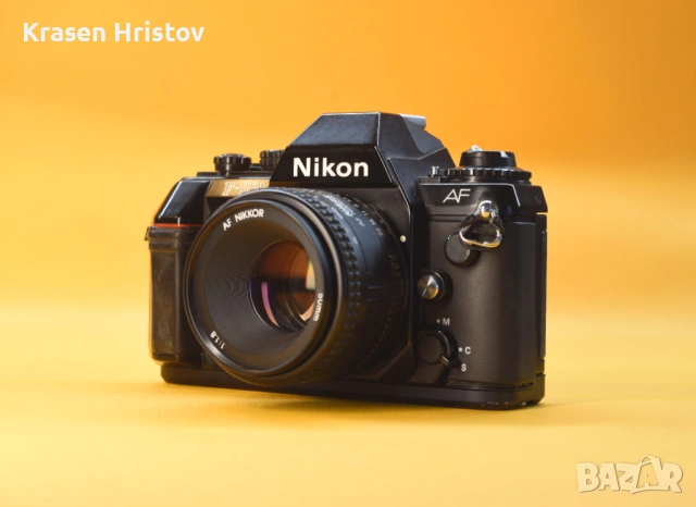 Nikon EM + Nikon Series E 50mm f/1.8, снимка 11 - Фотоапарати - 53815025