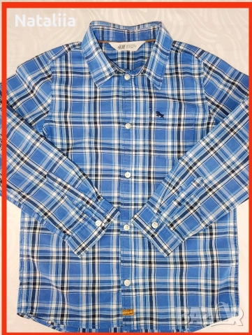 Детска риза H&M с дълъг ръкав – 128 см / 7–8 г