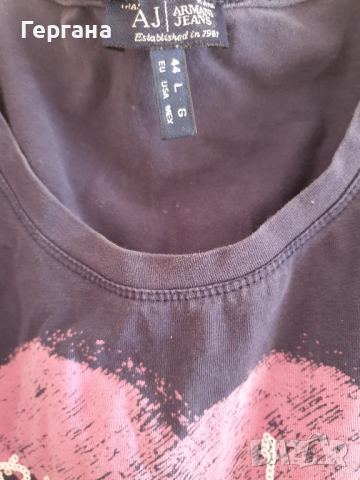 Армани дамска тениска , снимка 2 - Тениски - 36363479