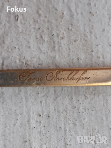 Лот стари колекционерски лъжици и вилица Christofle и други, снимка 7 - Антикварни и старинни предмети - 53498618